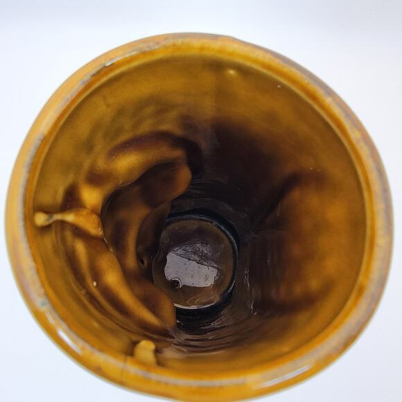 Orchids of Hawaii R-74 Brown Glazed Tiki Mug Vintage Ceramic Barware Taiwan - Picture 5 of 9